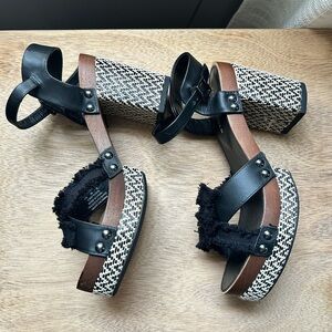 Kelsi Dagger black sandals